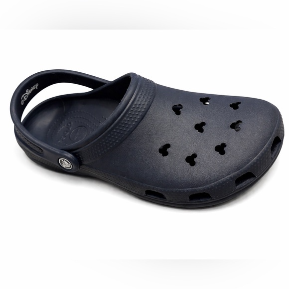 Disney Parks Mickey Mouse Crocs Navy Classic Clogs Women 8 Men 10 - Picture 6 of 8